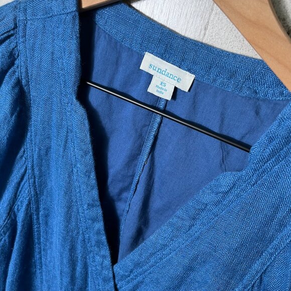 Sundance La Belle‎ Lune Blue Mini Dress Boho Vacation Beach Womens XS - Picture 4 of 7